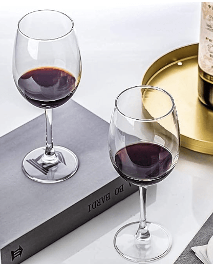 Elegant and Stylish Vintage Design Red Wine Glass | Long Champagne Wine Glass with Elegant Flutes Stem (310 ml, 2) - Image 3